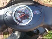 Retro scooter zwart