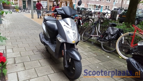 Kymco agility 50 Blauw Kenteken - Scooterplaats