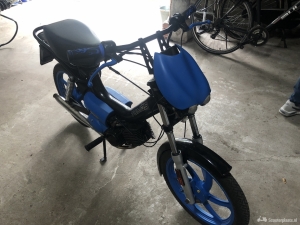 Tomos fun sport r blauw kenteken