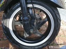 Retro scooter zwart