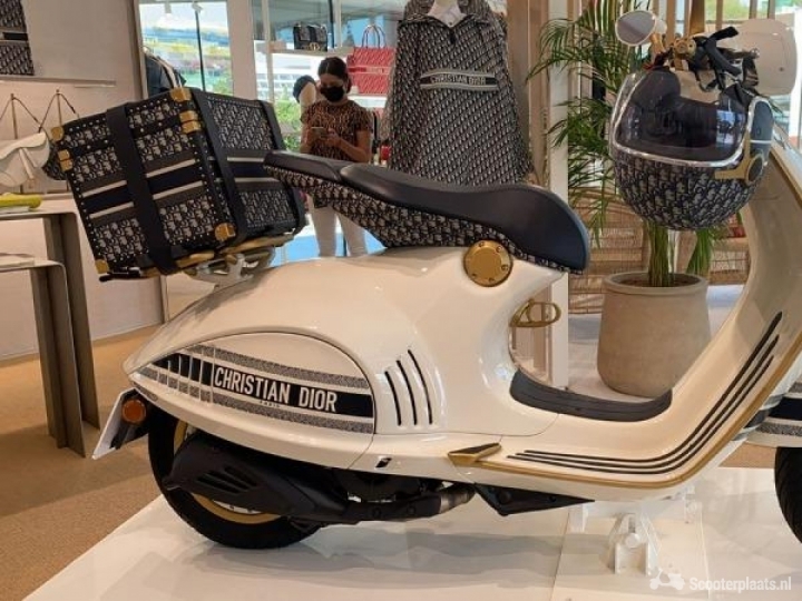 The Exact Vespa 946 Christian Dior Scooter In emily In Paris