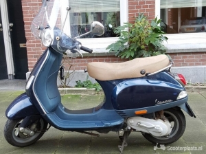 Snor Vespa lx 50. 2 takt. Donkerblauw - Scooterplaats