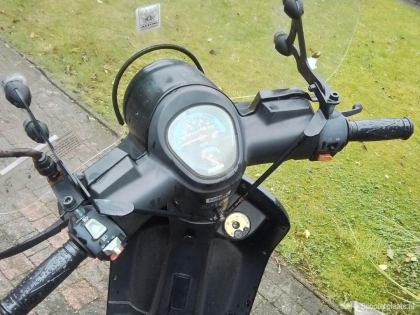 Retro scooter zwart