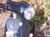 Retro scooter zwart